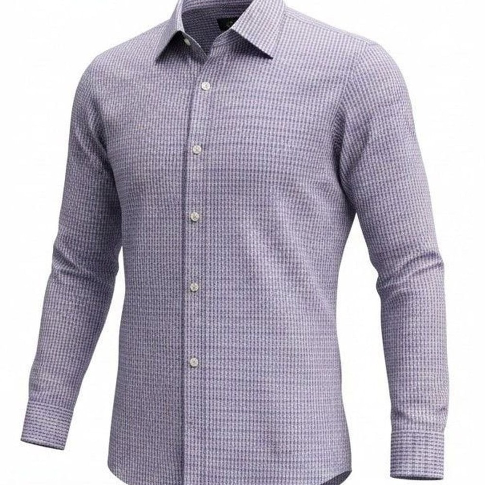 Hart Schaffner Marx Men's 100% Pima Cotton Non-Iron Dress Shirt